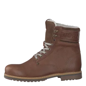 Björn Zapatos Borg Josie High Fur Dark Brown