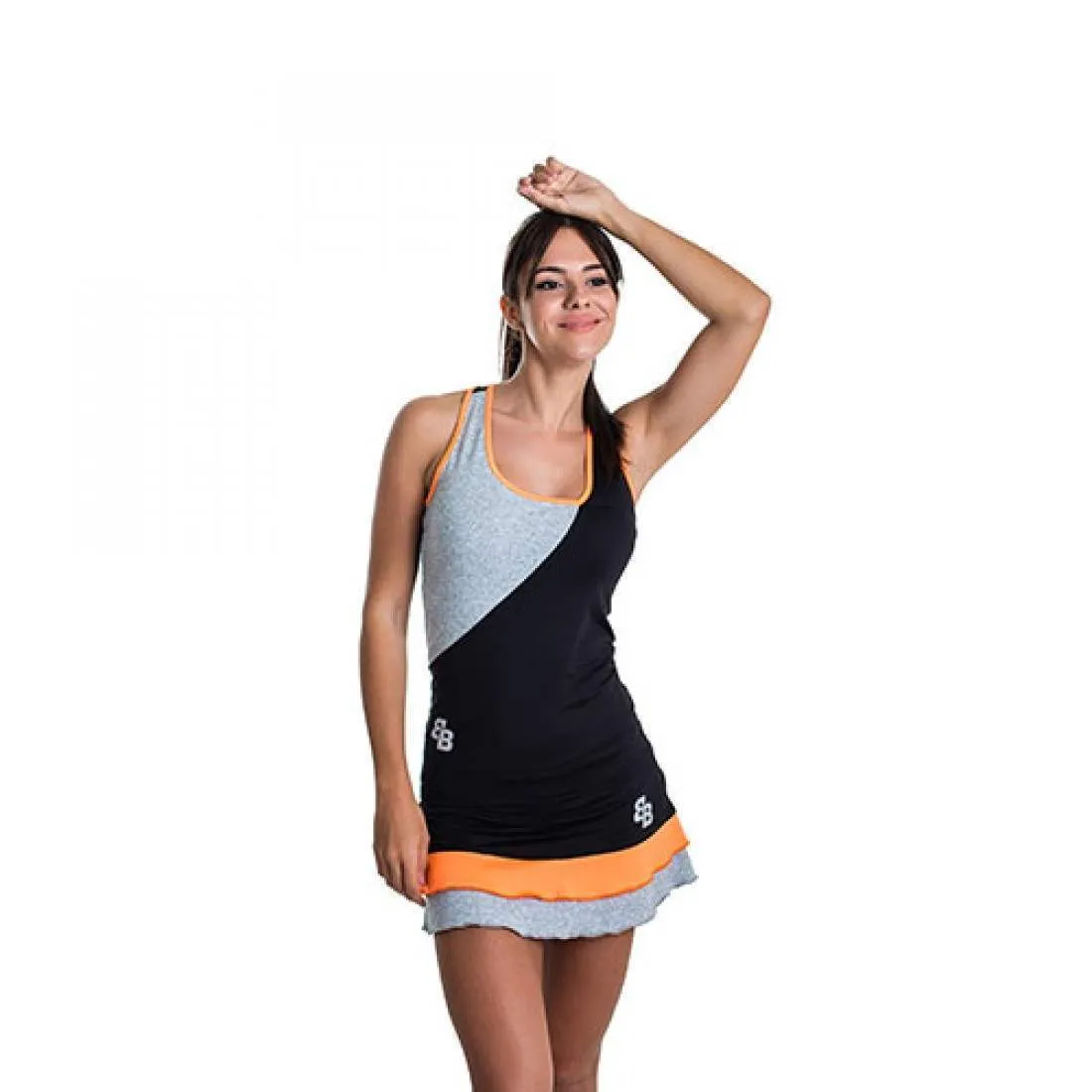 Falda BB Jelena Negro Gris Chine | Bb