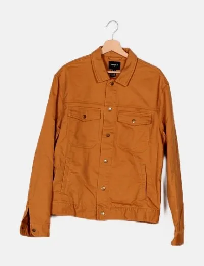 Forever 21 Sobrecamisa casual mostaza