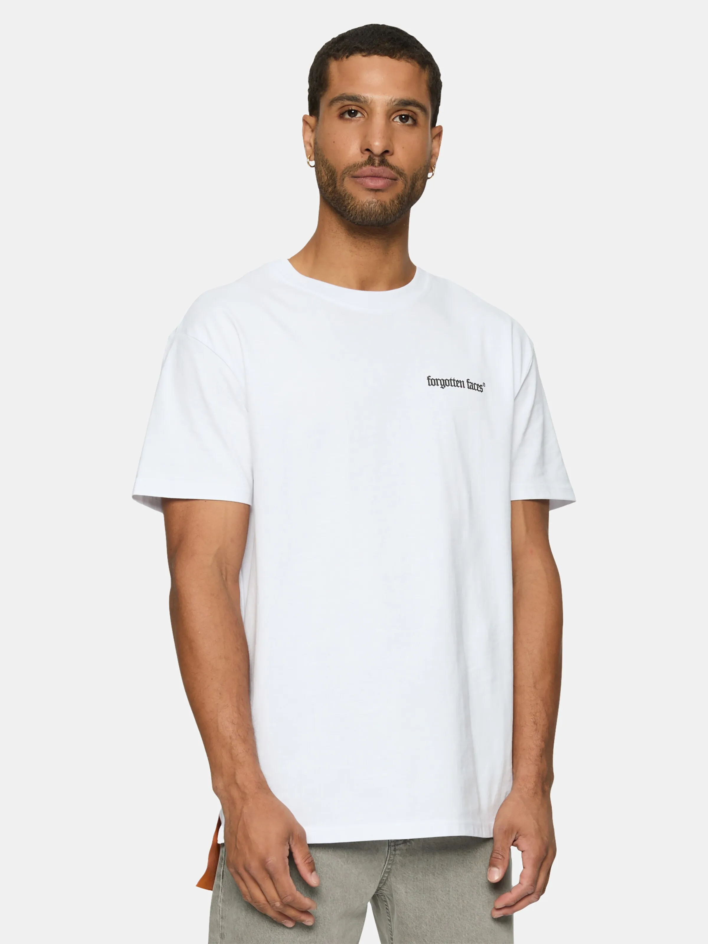 Forgotten Faces Flowered Skull Oversize T-Shirts