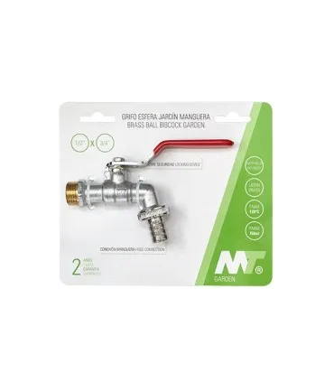Grifo esfera jardin r. manguera cierre segur MT 1/2-3/4'' 414701520G