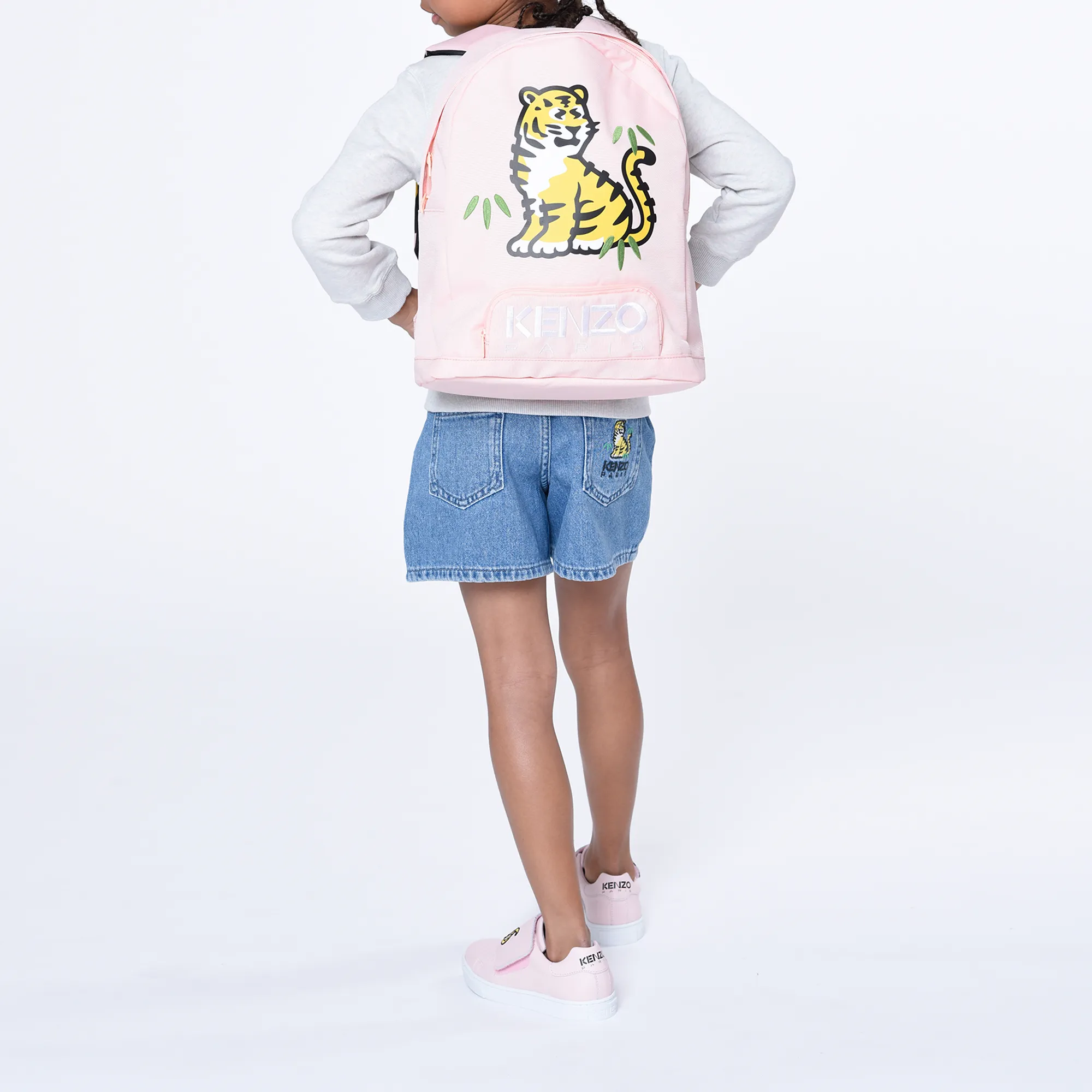 KENZO KIDS Mochila estampada y bordada