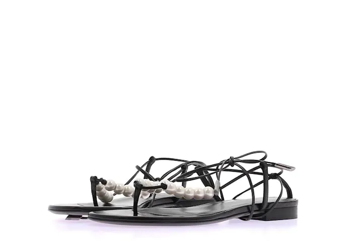 MAGDA BUTRYM Sandalias T.UE 41 Cuero Negro 