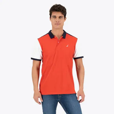 Polo Nautica Hombre Regular Fit True Red