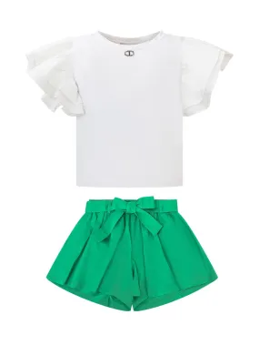 TWIN-SET T-shirt and Shorts Set