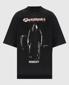 Vetements Black t-shirt with logo print