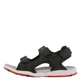 Viking calzado Anchor Sandal 3V Huntinggreen/Red